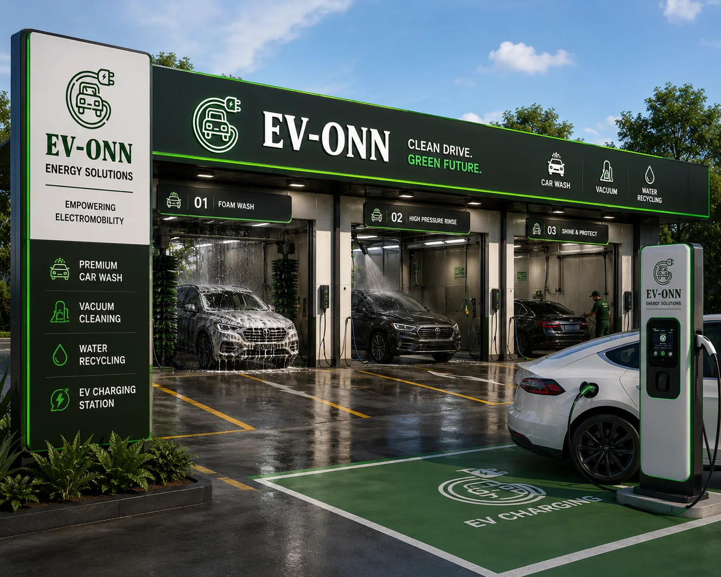 Car Washing Area